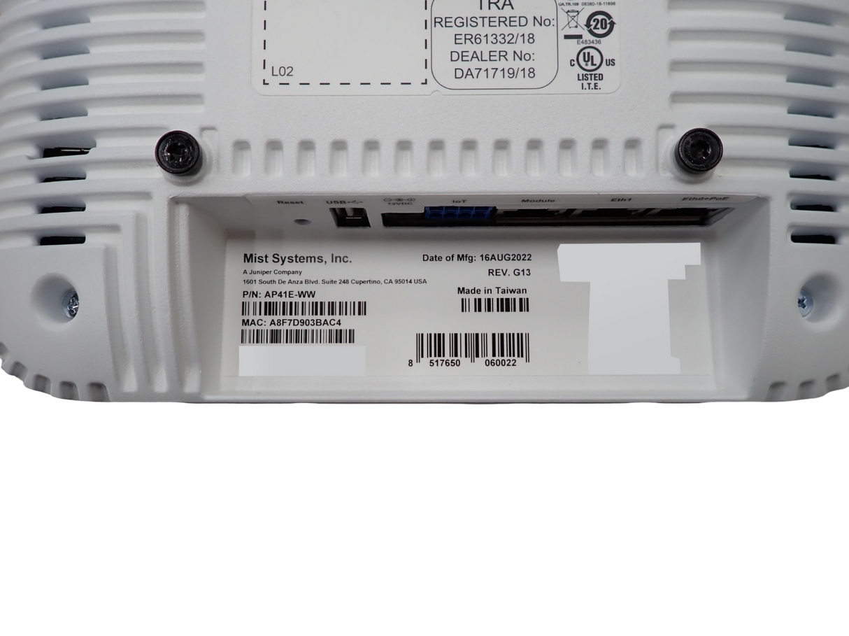 New Juniper Mist AP41E-WW 4x4:4 MU-MIMO External Antenna Wireless AP UNCLAIMED