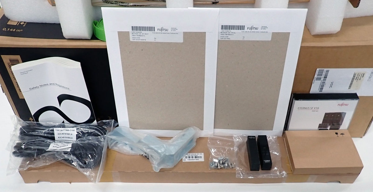 NEW Fujitsu Eternus DX60 S4 24-Bay Disk Storage 2x CA07797-D113 16G FC Ctrl