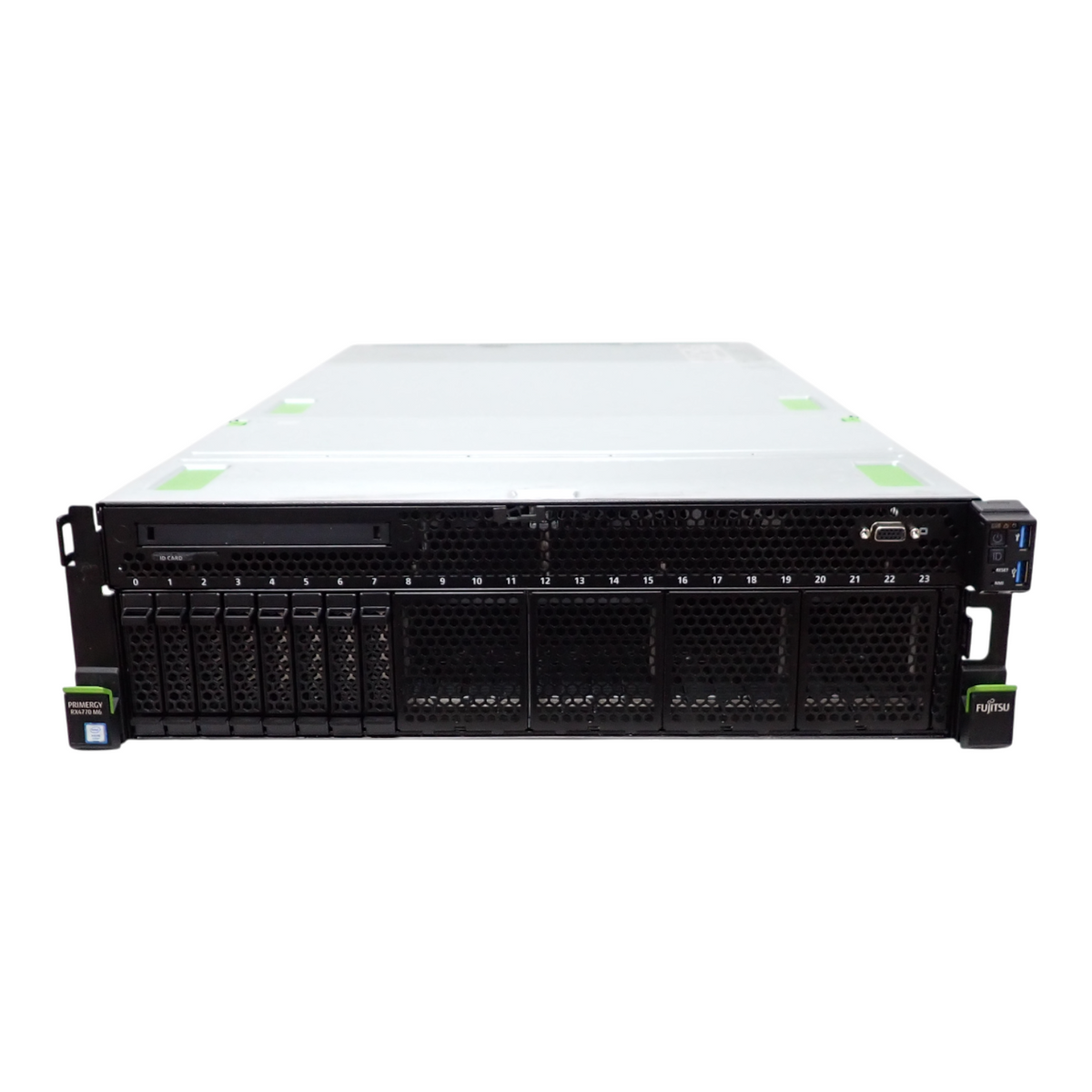 Fujitsu Primergy RX4770 M6 4x 24-Core Platinum 8360H 3TB RAM 8x SATA Bay Server