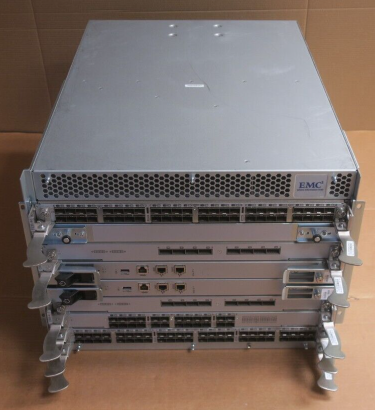 Brocade EMC DCX 8510-4 Backbone SAN Switch 2x FC16-48 2x CR16-4 2x CP8 1x FX8-24