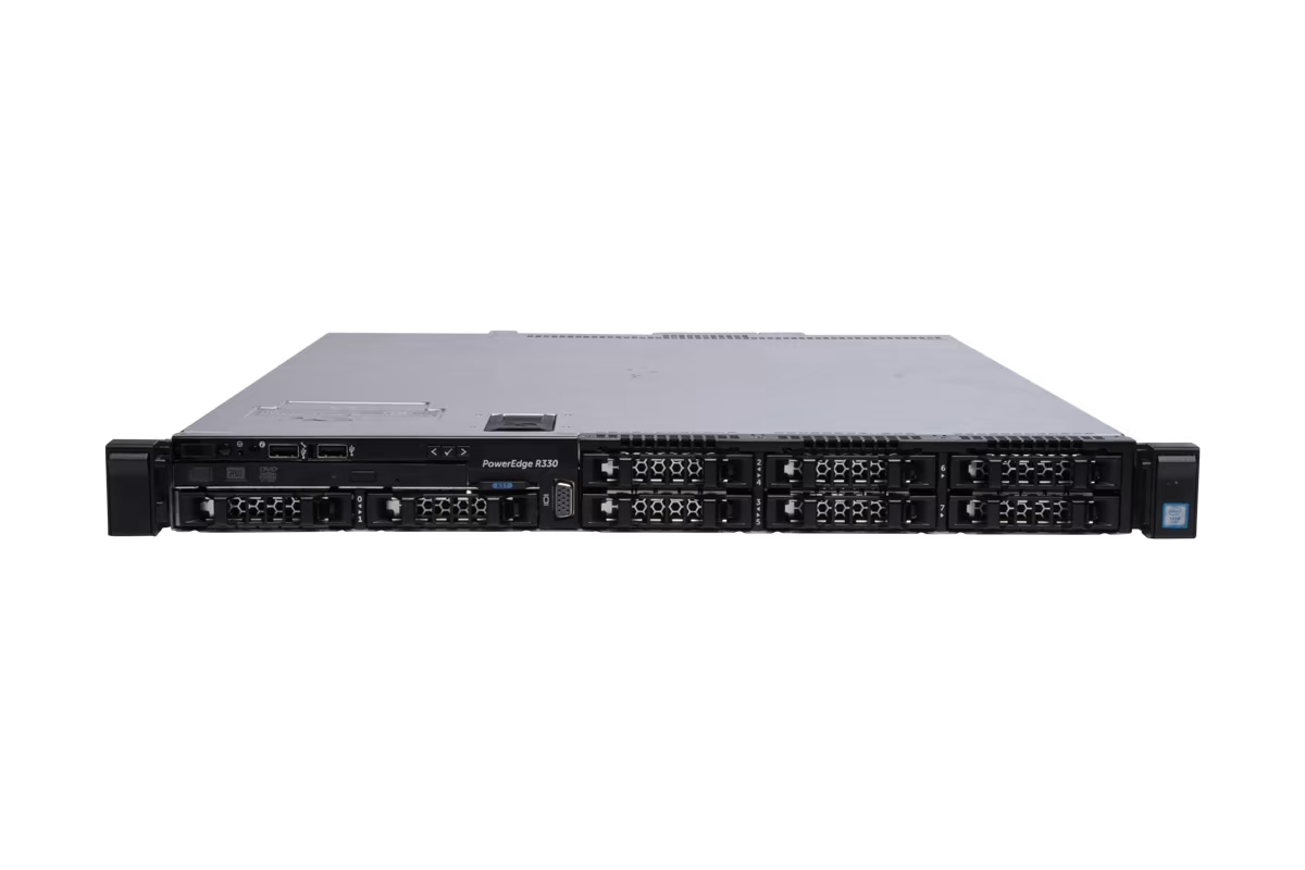 Dell PowerEdge R330 Xeon E3-1200v6 Family 4x DDR4 H330 8-Bay 2.5" SAS 1U Server