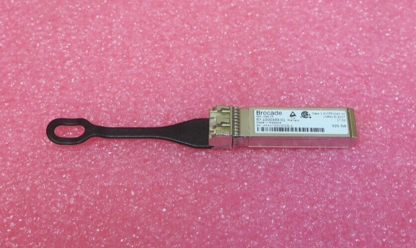 16x Brocade 32Gb FC SFP+ SW MMF Transceiver Module 57-1000333-01 XBR-000212