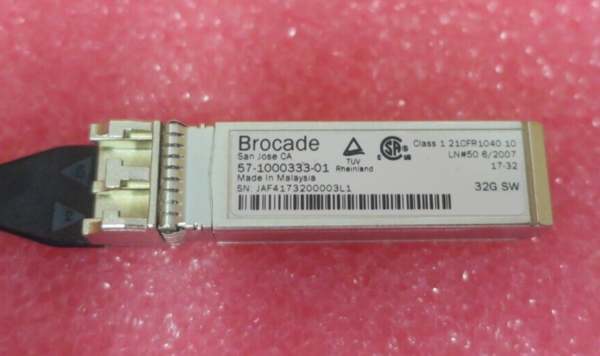 16x Brocade 32Gb FC SFP+ SW MMF Transceiver Module 57-1000333-01 XBR-000212