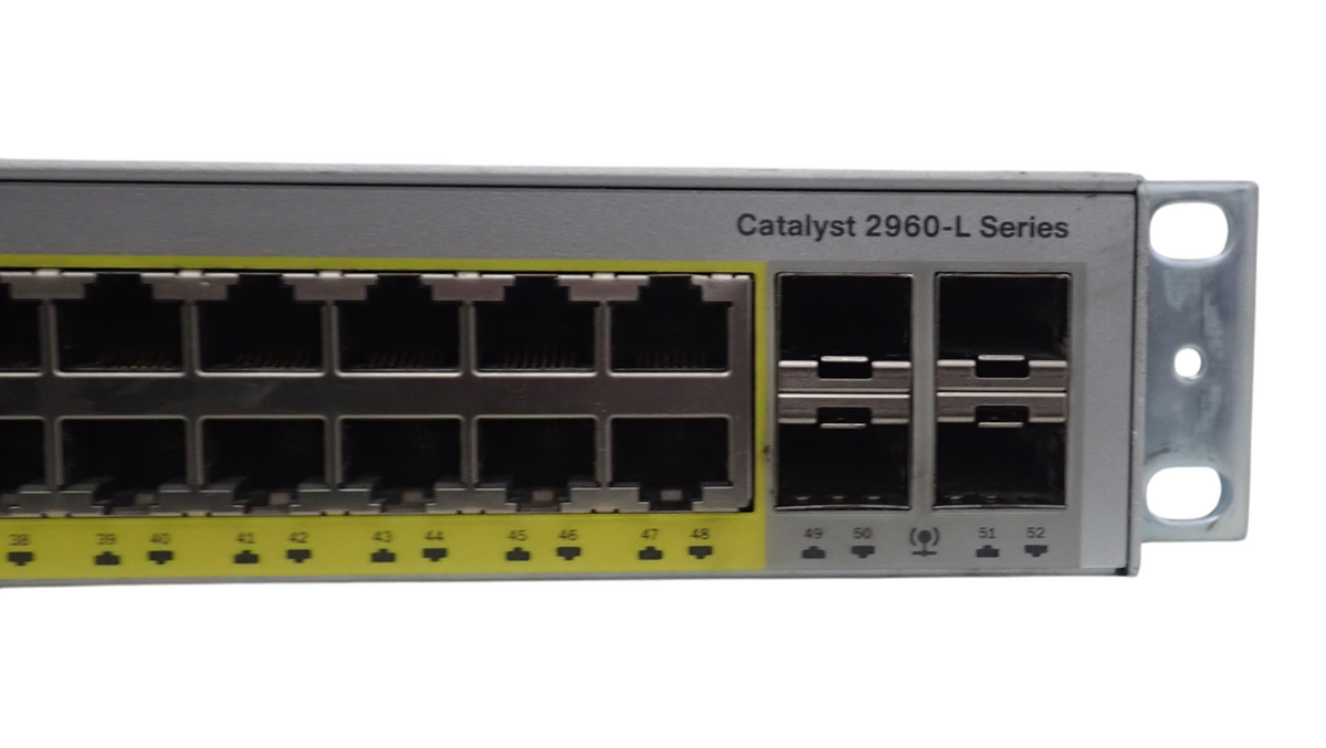 Cisco WS-C2960L-48PS-LL Catalyst 2960 Series 48 Port 1Gb RJ45 PoE Network Switch