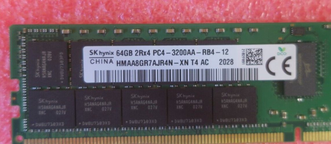 NEW Fujitsu 64GB 2RX4 PC4-3200AA ECC REG PY-ME64SJ Server Memory