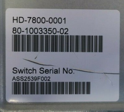 Brocade 7800 4x 8Gb SFP + 2x 1GbE FCIP Port FC SAN Extension Switch HD-7800-0001