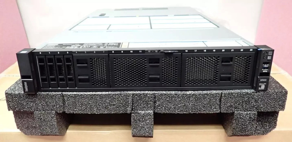 NEW Lenovo ThinkSystem SR650 2x Gen 1/2 Scalable CPU 24-DIMM 8-Bay 2U CTO Server