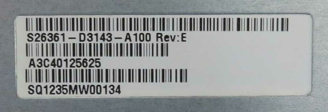 Fujitsu Primergy BX924 S3 Dual Server Blade CTO 8GB FC Mezz S26361-K1407-V200