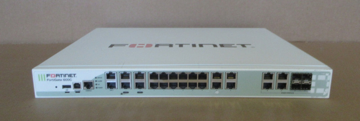 Fortinet FortiGate 600C FG-600C Rackmount Firewall Security Appliance P08908-02