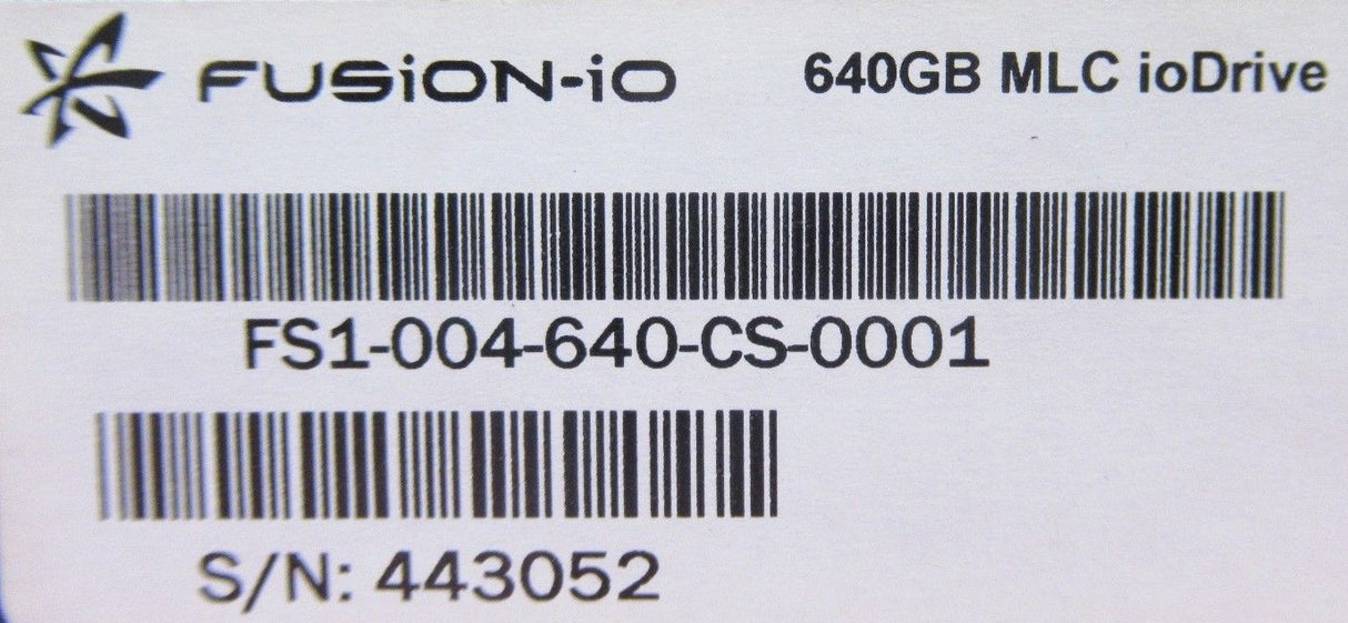 Fujitsu Fusion-iO ioDrive 640GB NVMe MLC/s PCI-Express x4 SSD S26361-F4522-E641