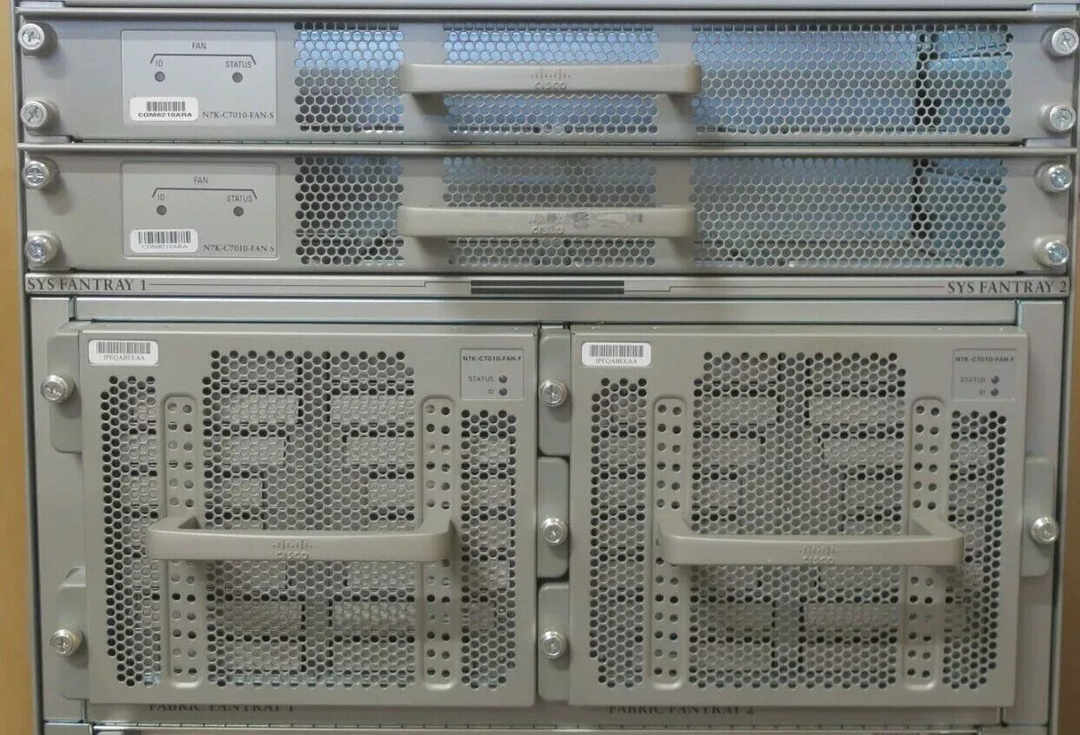 Cisco Nexus N7K-C7010 21U 7000 10-Slot Network Switch Chassis + 2x N7K-SUP2E