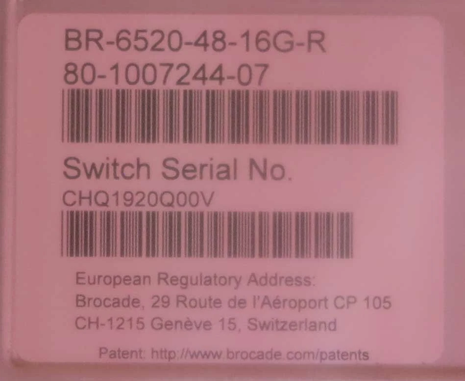 New Brocade BR-6520-48-16G-R 96-Port 48-Port Active 16Gb FC 2U Switch