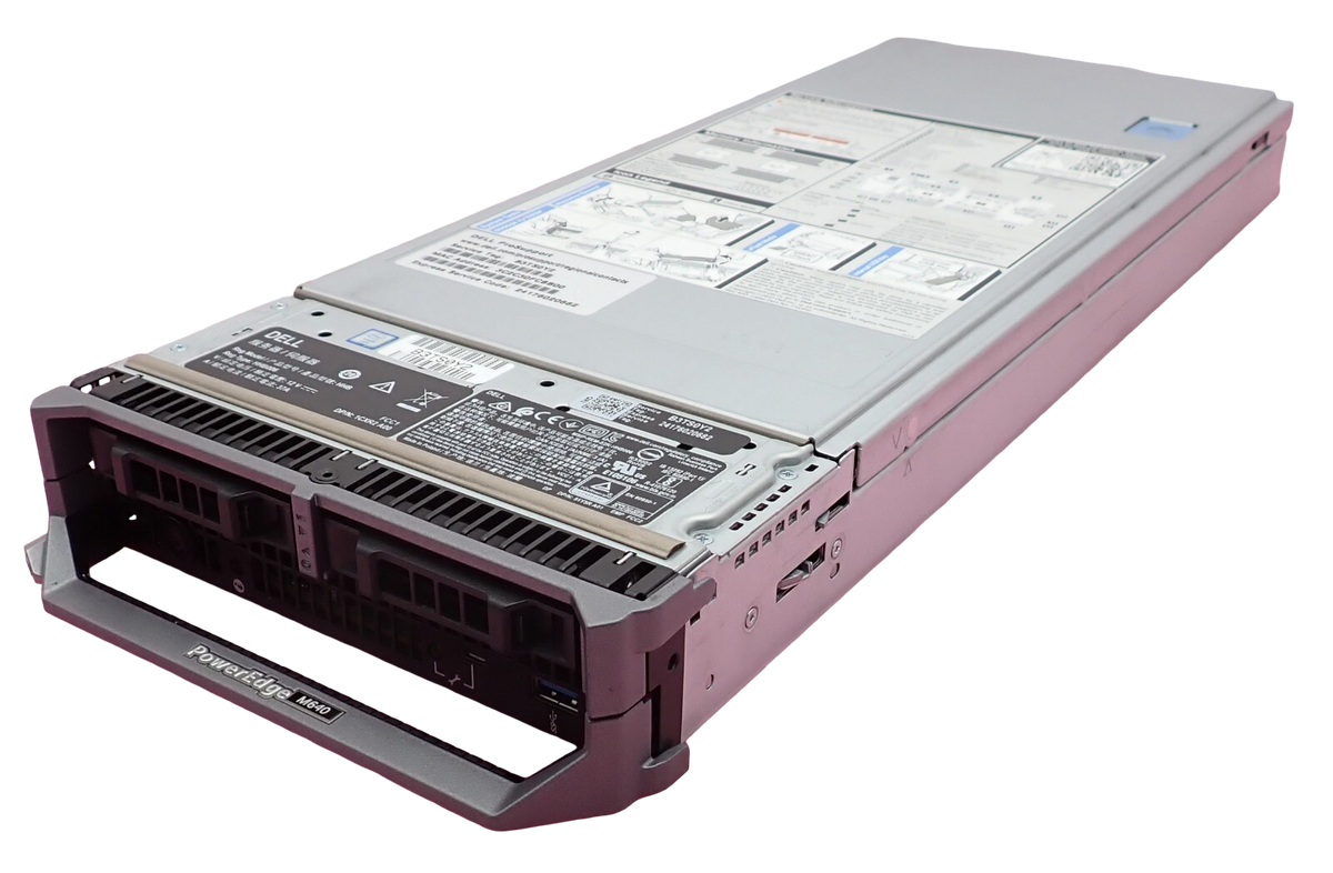 Dell PowerEdge M640 2x Scalable CPU 16-DIMM 2x NVMe/SATA Bay CTO Blade Server