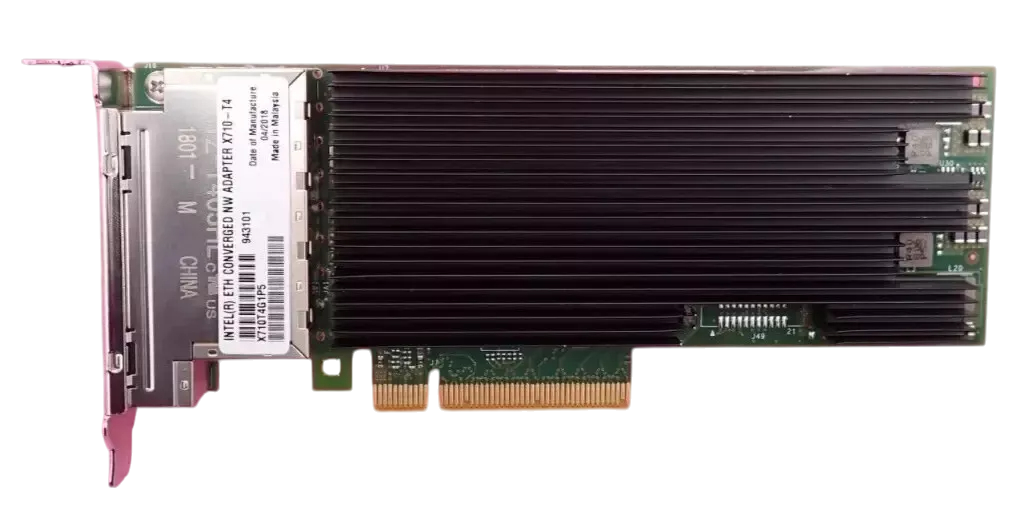 Intel X710-T4 Quad Port 10GbE RJ45 Converged Network Adapter CNA X710T4G1P5