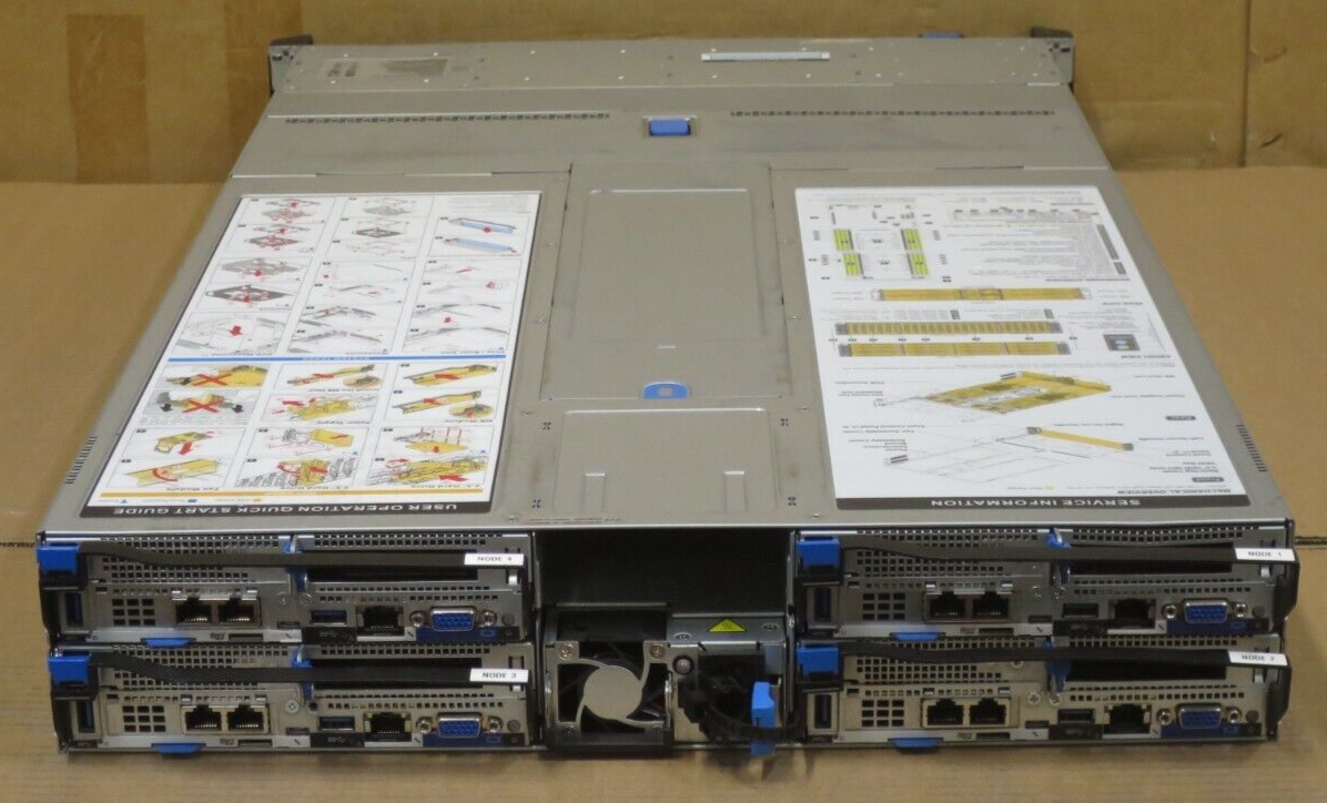 Quanta T42S-2U 24x 2.5" + 4x CTO Server Nodes CTO 1st/2nd Gen XEON Scalable