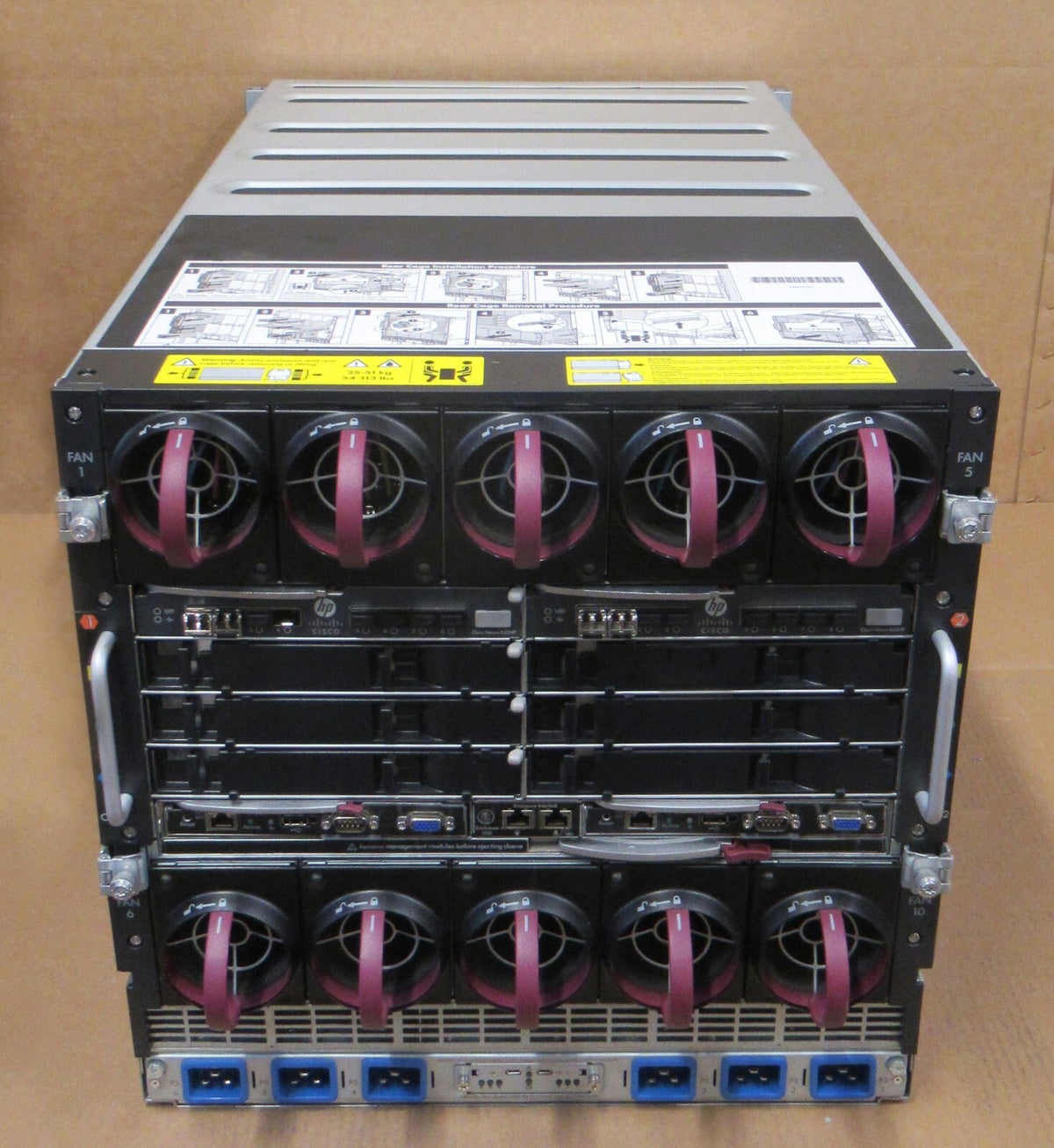 HP BladeSystem BLC7000 G3 4x BL460C Gen8 1x BL460C Gen9 Server Blade 681842-B21
