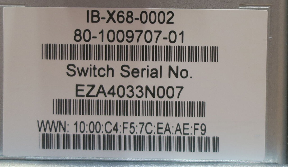 Brocade X6-8 / IBM SAN512B-6 8-Slot Gen6 Director 8961-F08 + 4x FC32-48 2xCPX6