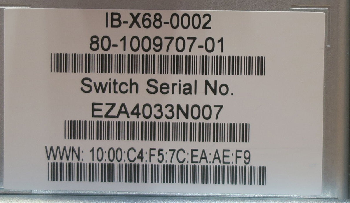 Brocade X6-8 / IBM SAN512B-6 8-Slot Gen6 Director 8961-F08 + 4x FC32-48 2xCPX6