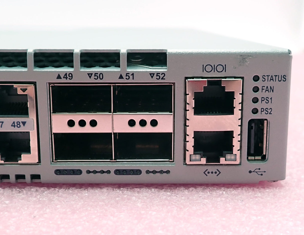 Arista 7050X DCS-7050TX-64-R 48x 1/10GbE RJ45 + 4x 40GbE QSFP+ Switch B2F 2x PSU