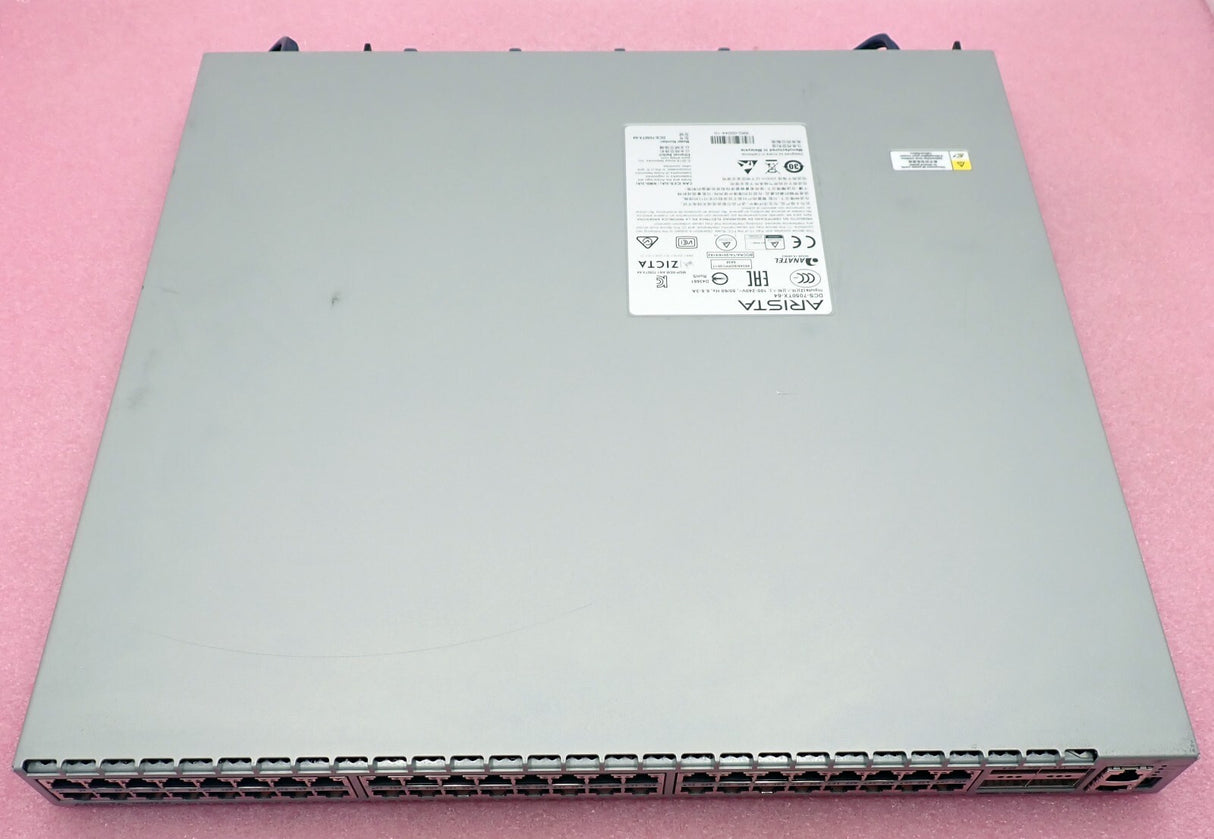 Arista 7050X DCS-7050TX-64-R 48x 1/10GbE RJ45 + 4x 40GbE QSFP+ Switch B2F 2x PSU