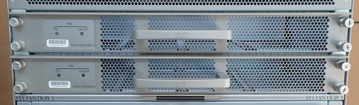 Cisco Nexus N7K-C7010 21U 7000 10-Slot Network Switch Chassis 2x N7K-C7010-FAB-1