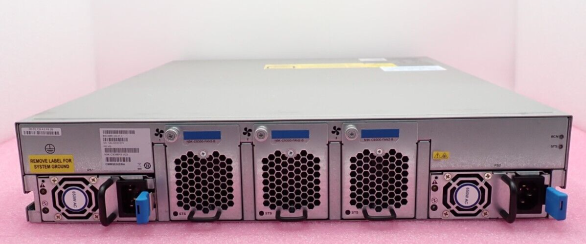 Cisco Nexus 9396PX N9K-C9396PX 48x 1/10GE SFP+ + N9K-M12PQ 12x 40GE QSFP Switch