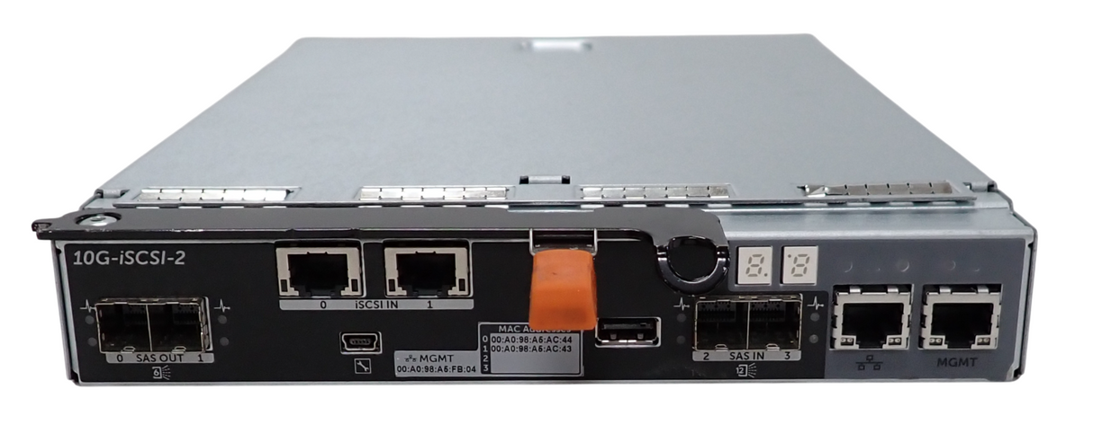 Dell PowerVault MD3820i / MD3800i 10Gb iSCSI Controller Module 10G-iSCSI-2 7YJ34