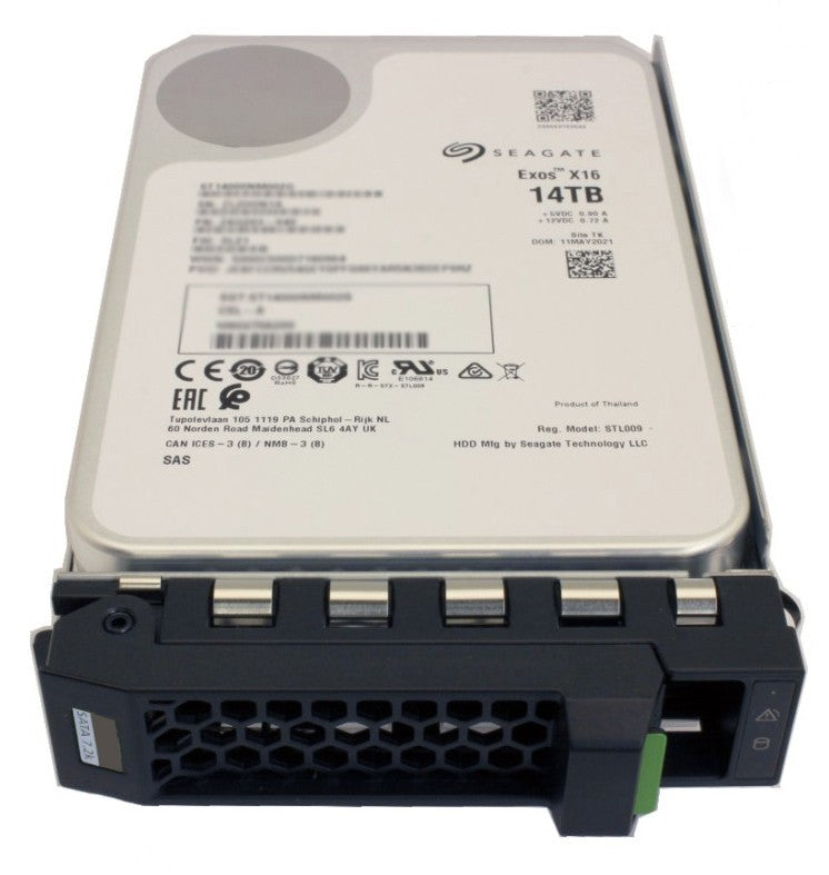 NEW Fujitsu 14TB 7.2K SATA 6G 512E 3.5" HotPlug Hard Drive HDD S26361-F3904-L140