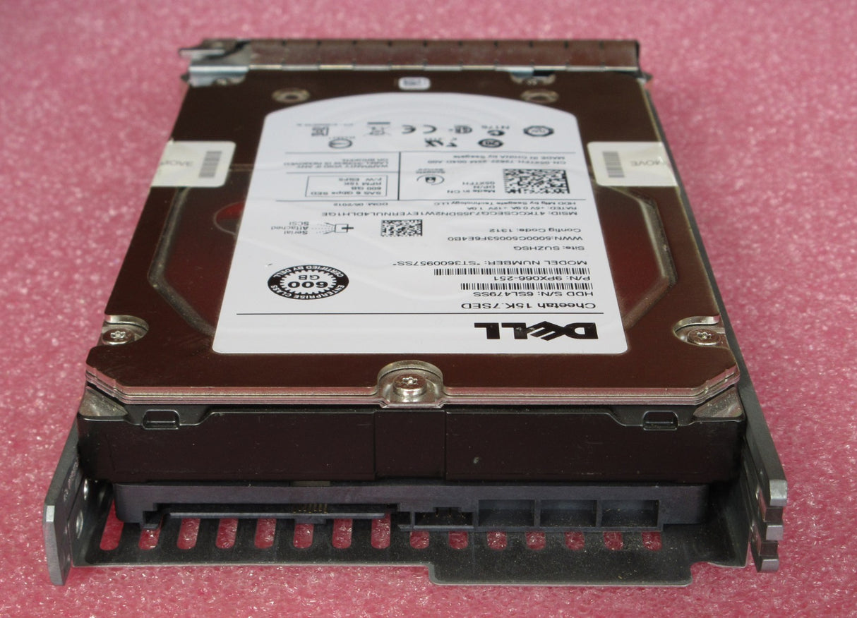 Dell EqualLogic 600GB 3.5" SAS 6GB/s 15K 16MB HDD Hot-Swap Hard Drive 5XTFH
