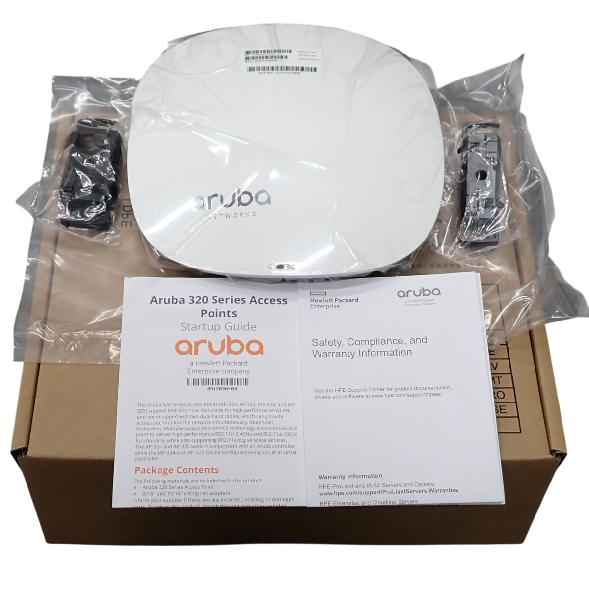 New HPE Aruba AP-325 Dual Radio MU-MIMO 802.11ac Wireless Access Point JW186A