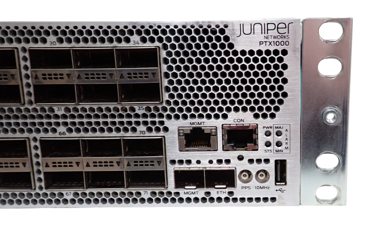 Juniper PTX1000-72Q 288x 10GE /72x 40GE / 24x 100GE QSFP+ Packet Transfer Router