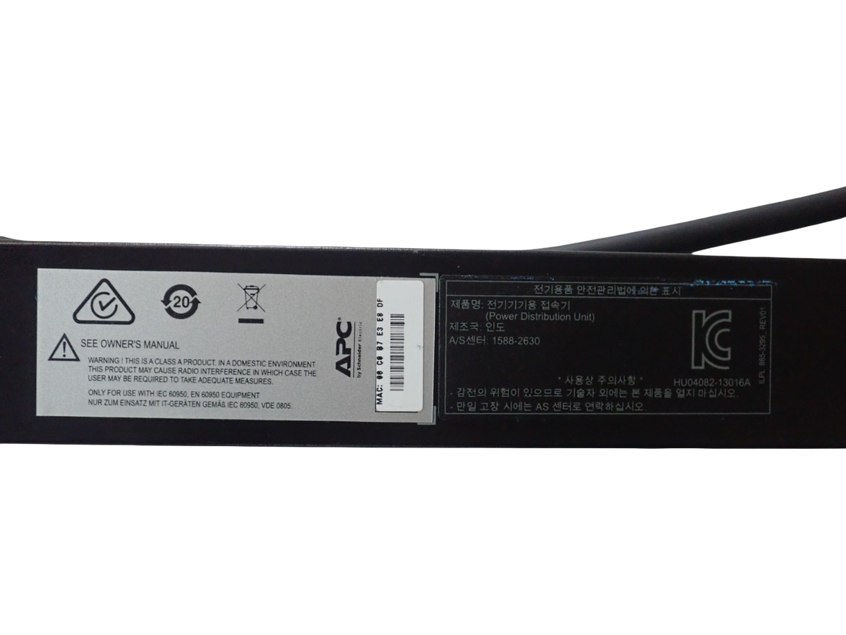 APC AP8953 21xC13 3xC19 0U Metered Switched Rack PDU Power Distribution Unit 32A