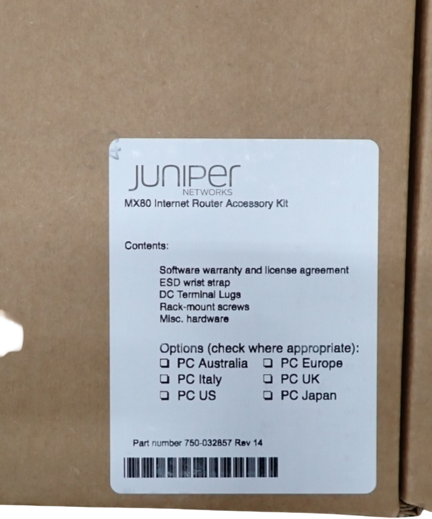 Juniper MX80-T 6-Slot 2U Modular Dual PSU Enterprise Router with Timing Support