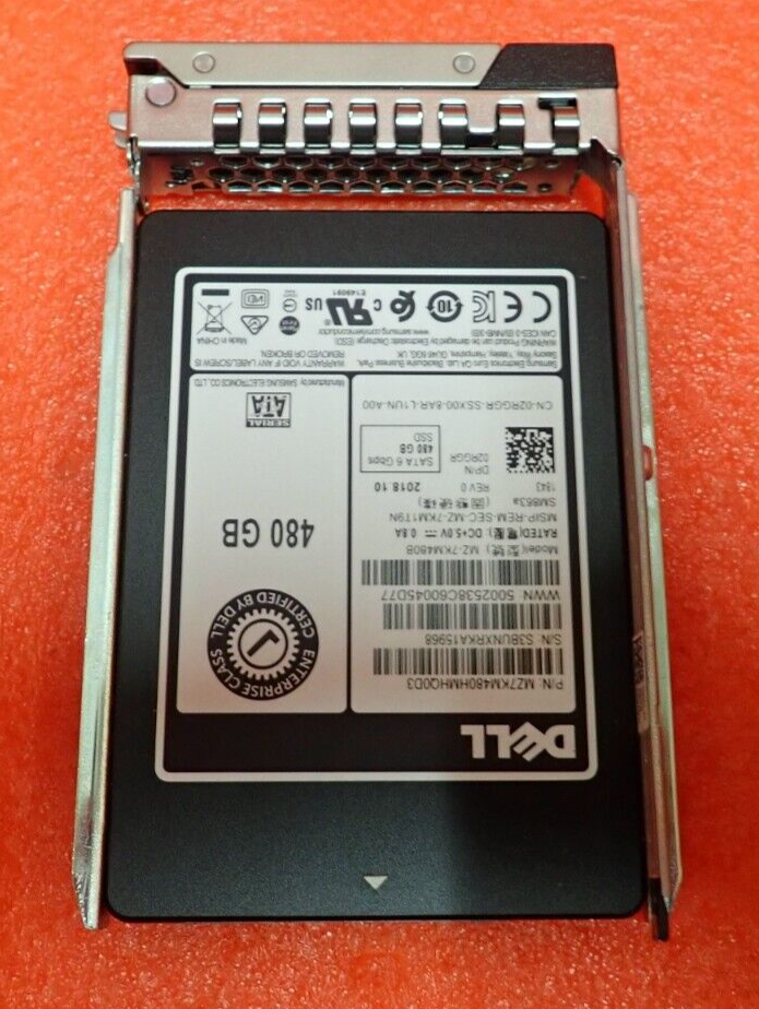 Dell PowerEdge 480GB 2.5" SATA 6Gb/s MLC Mixed Use SSD 2RGGR MZ-7KM480B