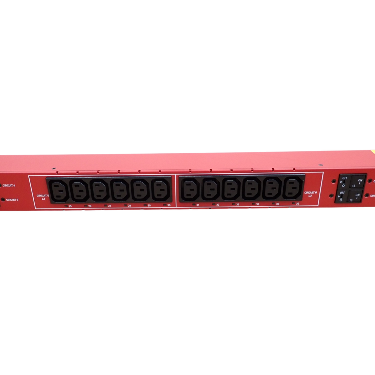Raritan PX3-5703-V2A6K1 Three-phase 400V 32A 36x C13 0U Metered Switched PDU