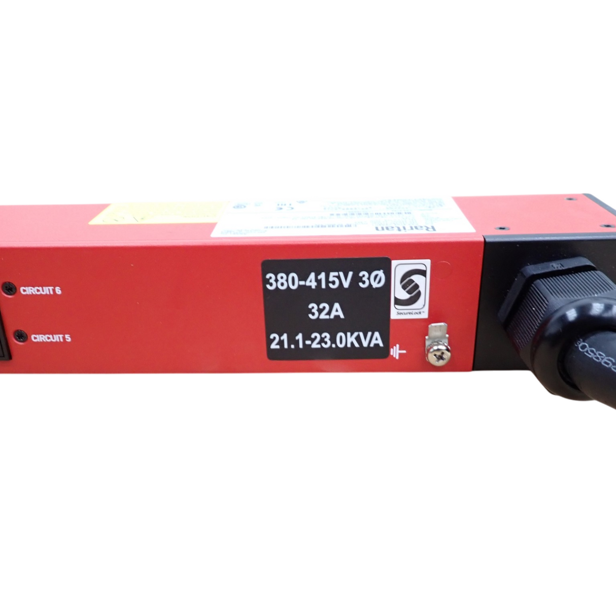 Raritan PX3-5703-V2A6K1 Three-phase 400V 32A 36x C13 0U Metered Switched PDU