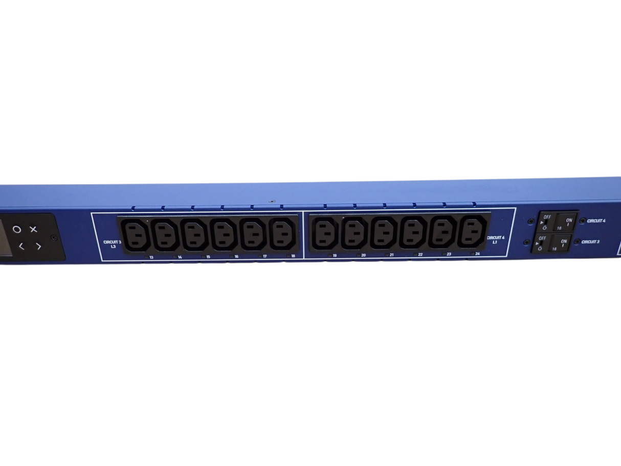 Raritan PX3-5703-V2A6K2 Three-phase 400V 32A 36x C13 0U Metered Switched PDU