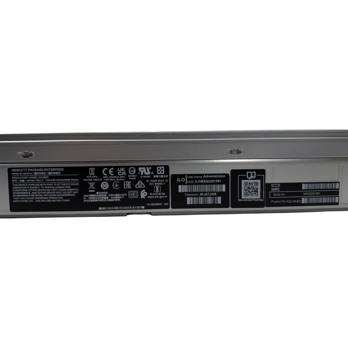 HPE Synergy 480 Gen10 Plus CTO Compute Module 2x 3rd Scalable 2xHsink P22139-B21
