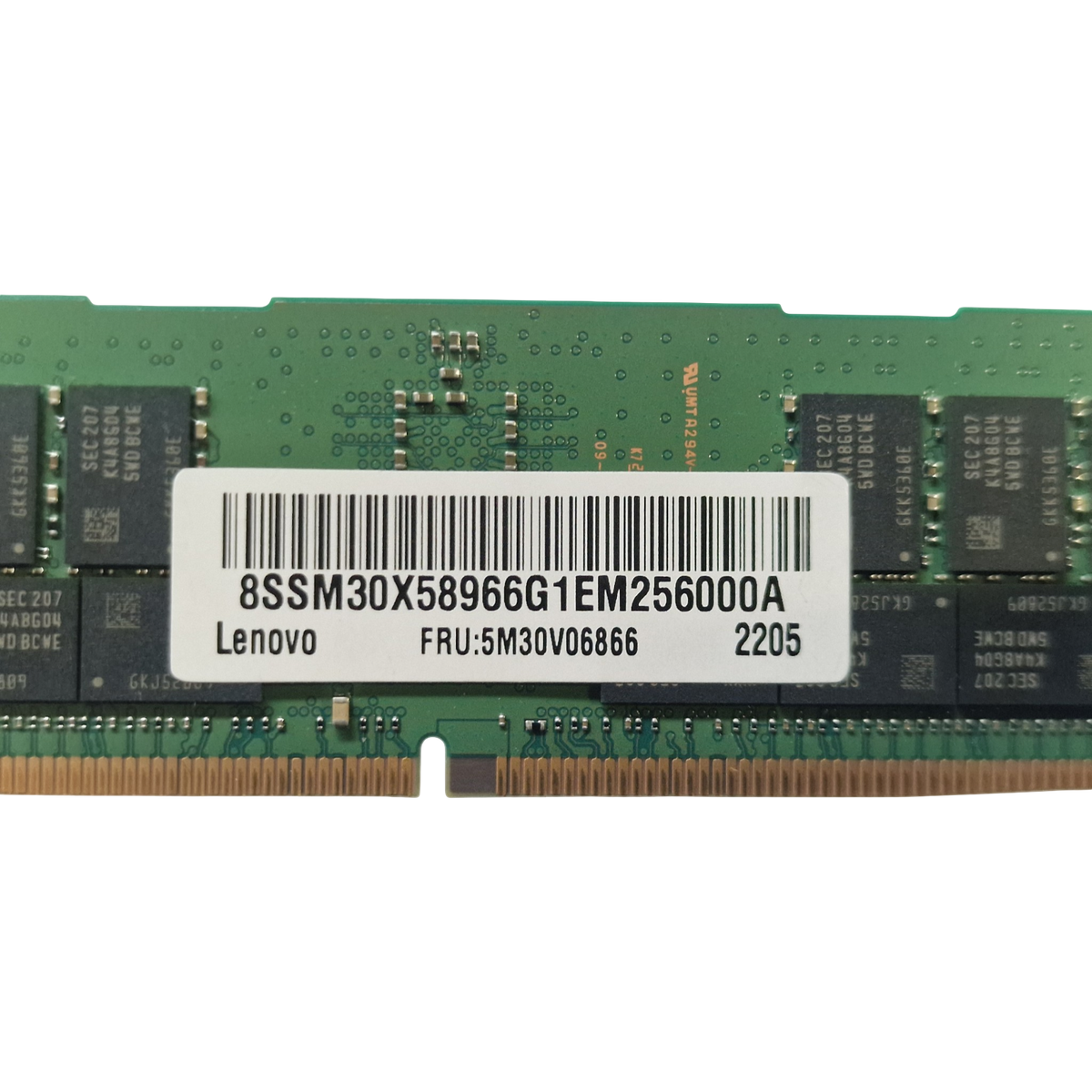 Samsung M393A4K40DB3 Lenovo 32GB 2Rx4 PC4-3200AA ECC RDIMM Memory 5M30V06866