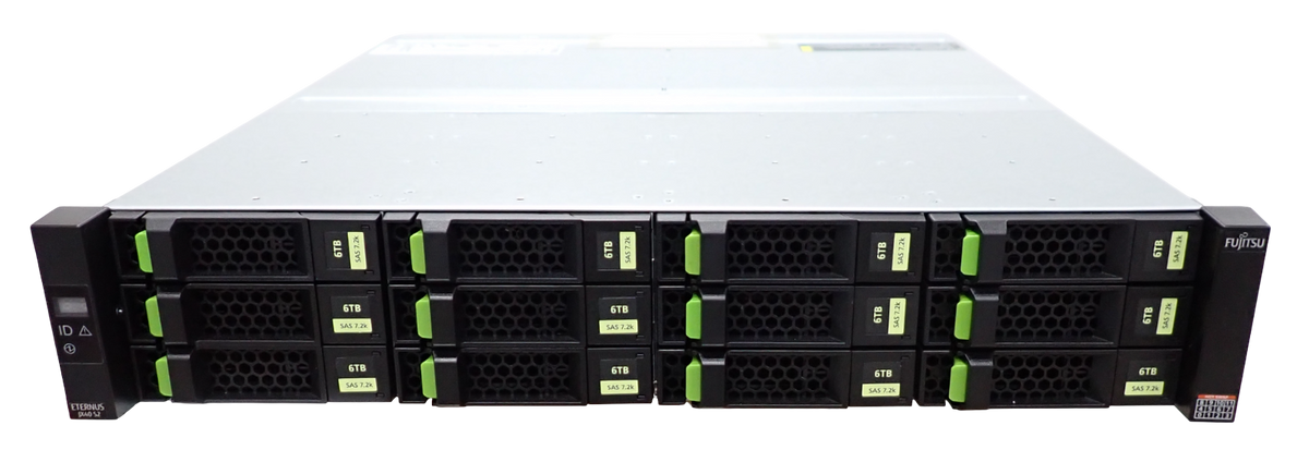 NEW Fujitsu Eternus JX40 S2 12x 6TB LFF HDD Storage Shelf FTS:ETJEBDU +1x IOM12G