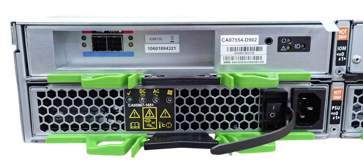NEW Fujitsu Eternus JX40 S2 12x 6TB LFF HDD Storage Shelf FTS:ETJEBDU +1x IOM12G