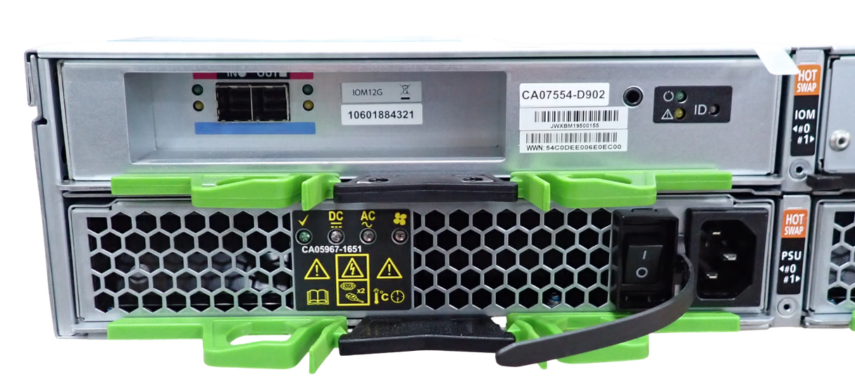 NEW Fujitsu Eternus JX40 S2 12x 6TB LFF HDD Storage Shelf FTS:ETJEBDU +1x IOM12G