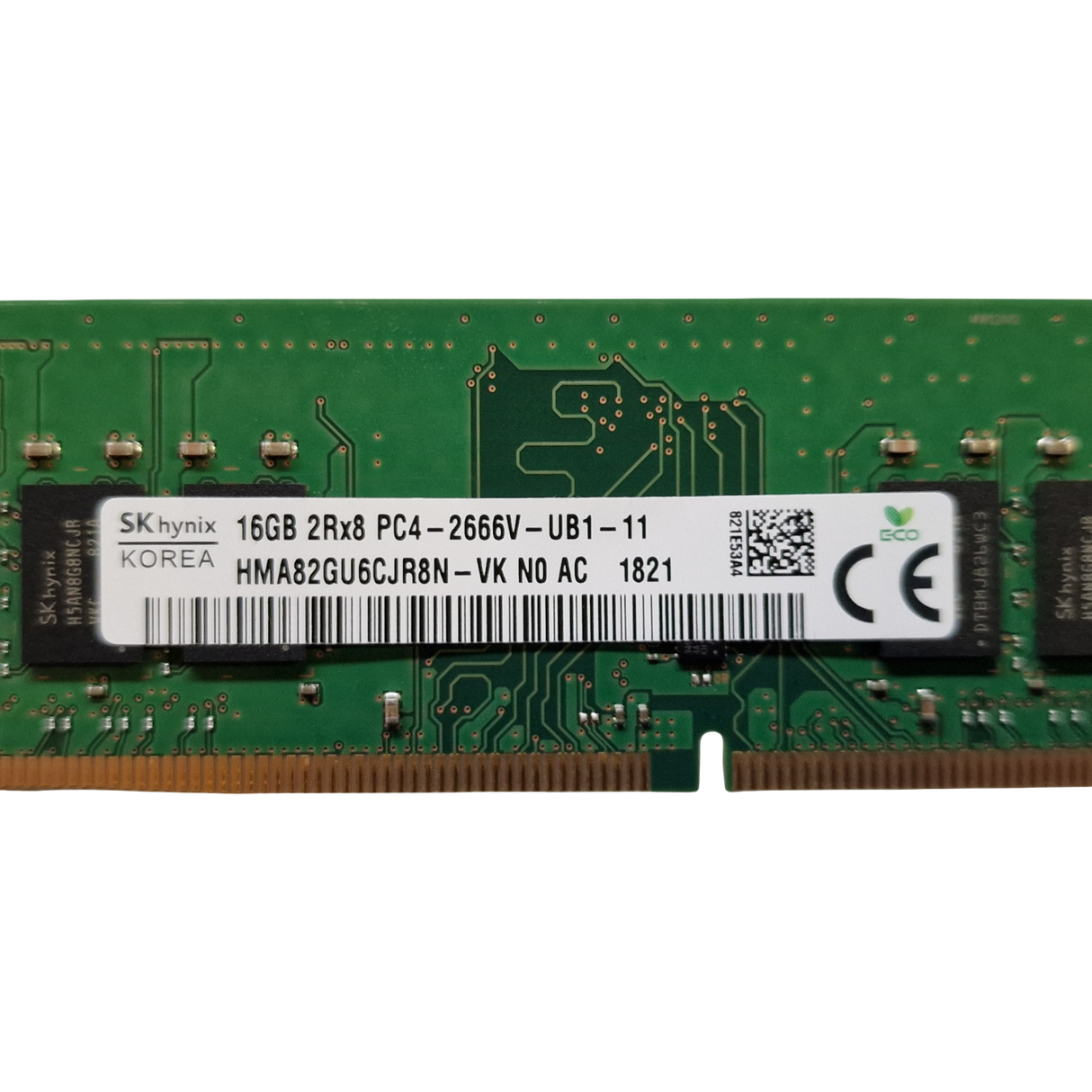 SK Hynix HMA82GU6CJR8N-VK Lenovo 16GB 2Rx8 PC4-2666V Non-ECC UDIMM RAM 01AG828
