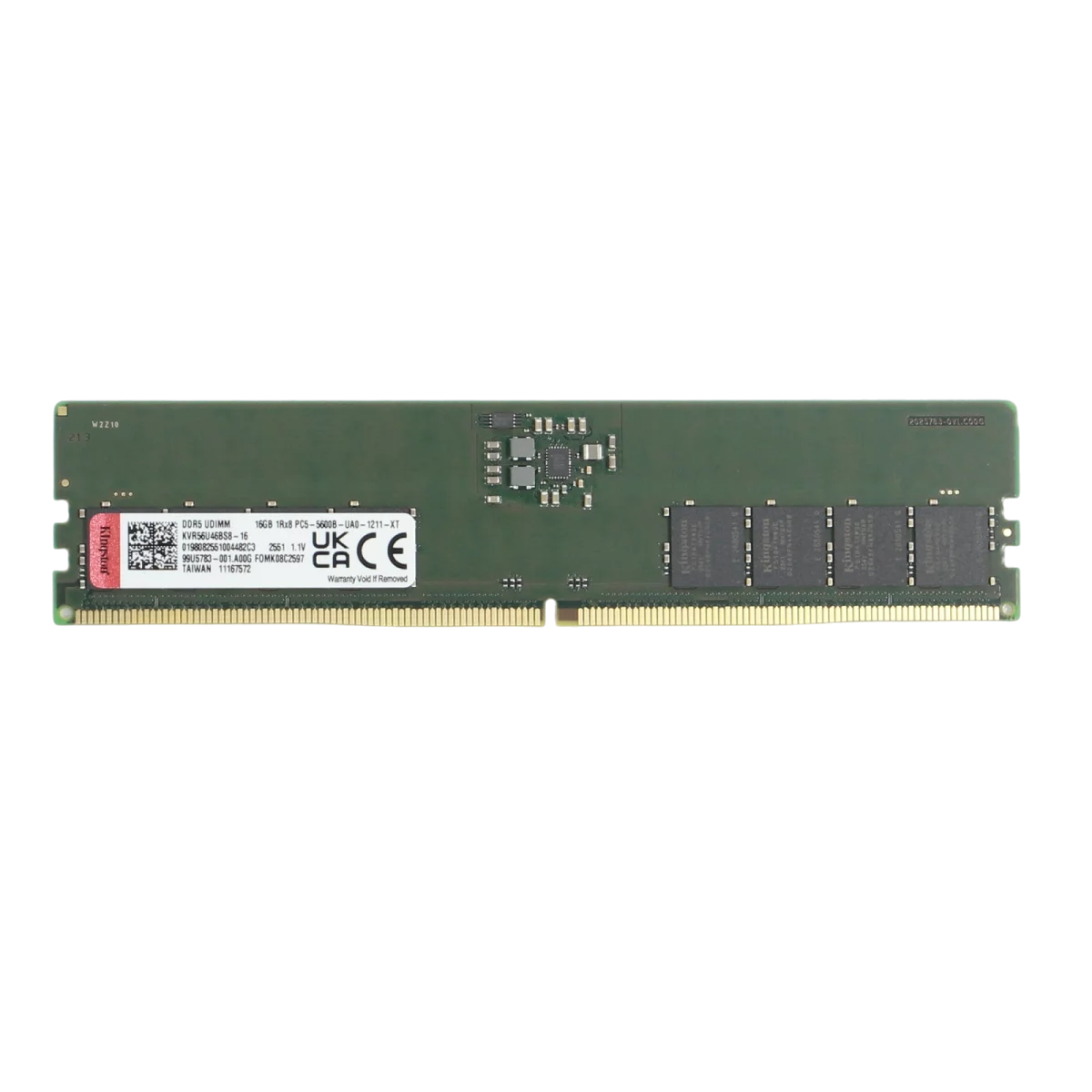 NEW Kingston 16GB 1Rx8 PC5-5600B DDR5 UDIMM 288P Server Memory KVR56U46BS8-16