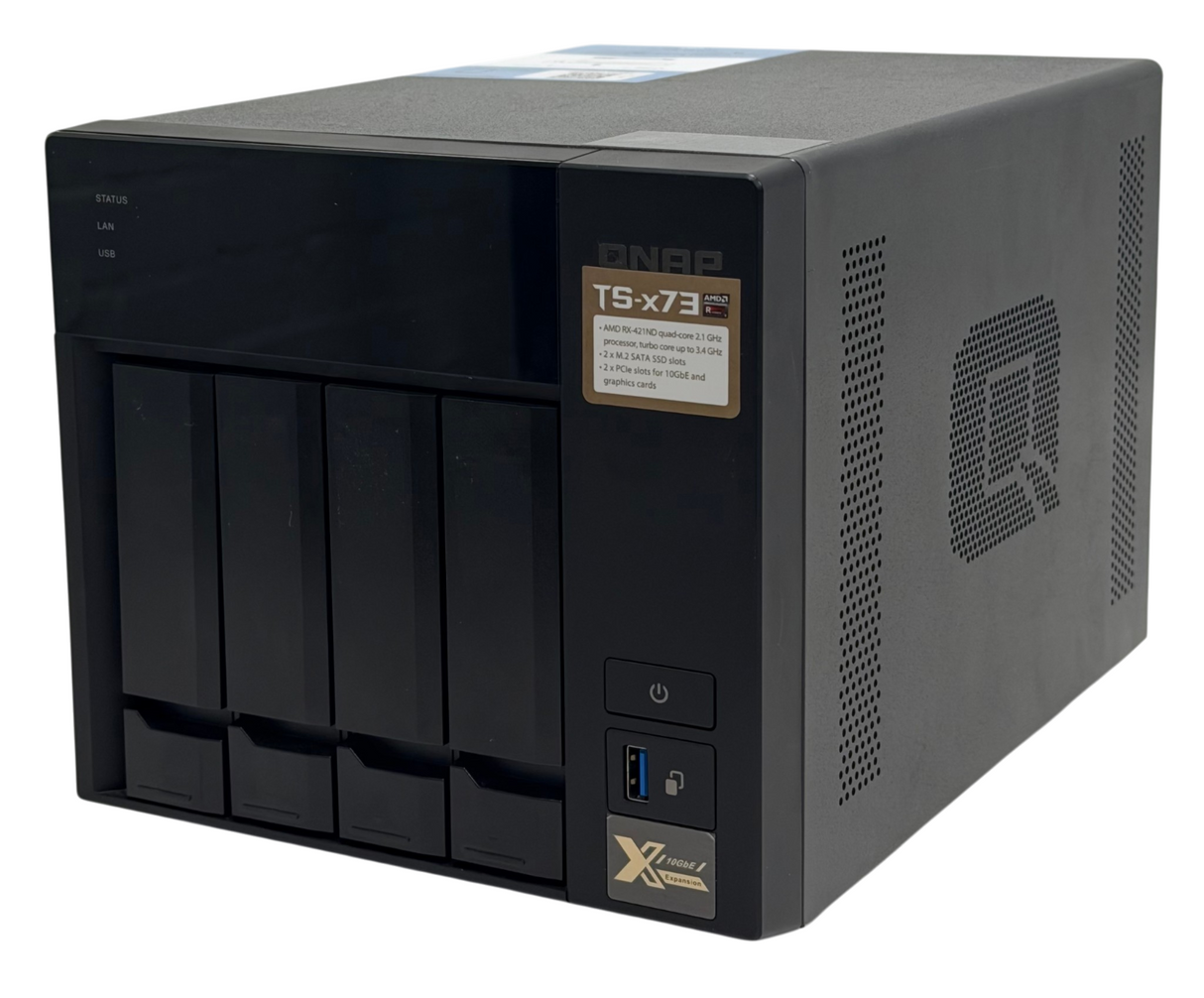 QNAP TS-473-8G 4x 3.5" SATA Bay 2x M.2 10G Desktop NAS Network Attached Storage