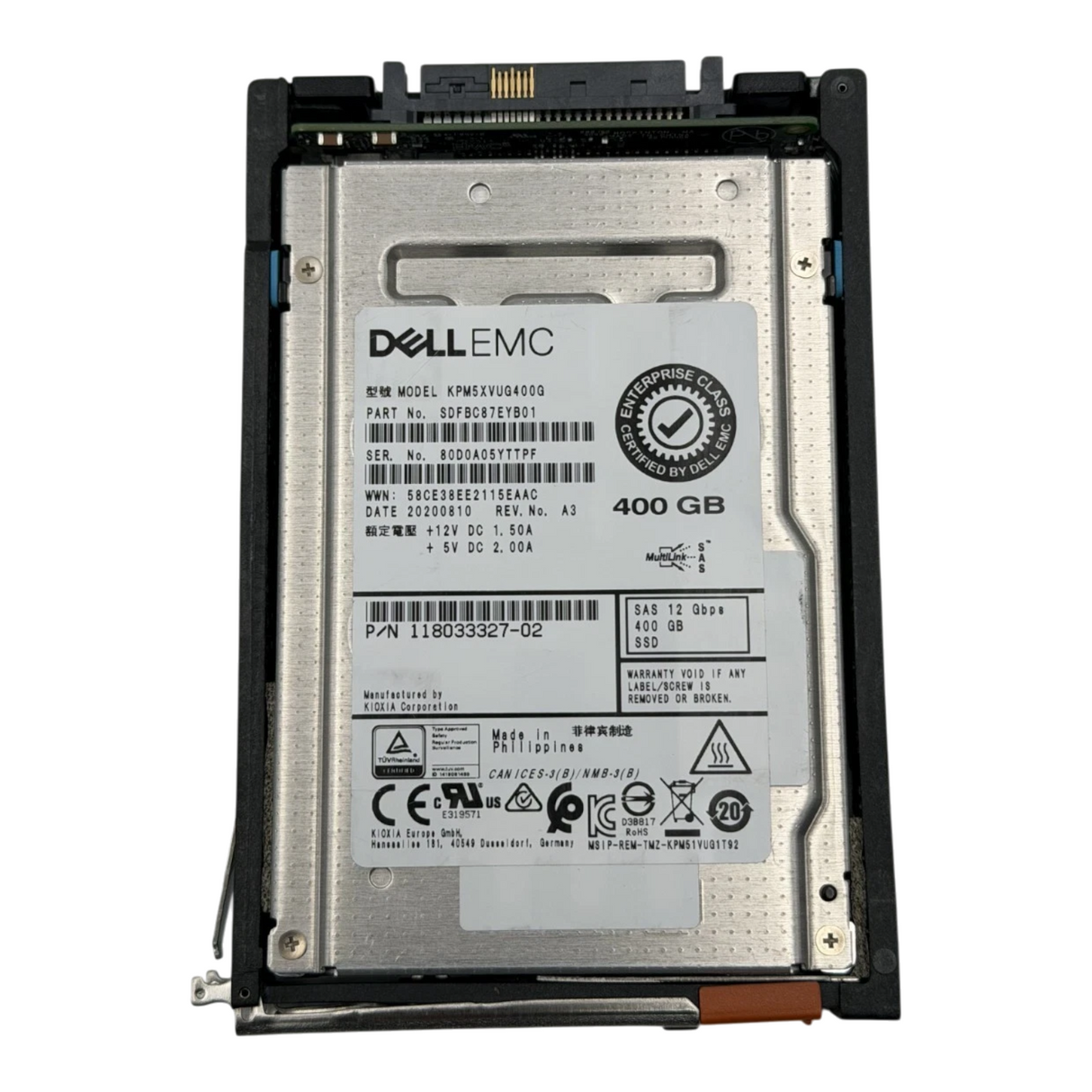 EMC Isilon 400GB SAS 12G 2.5" SSD 005053557 For A200 A2000