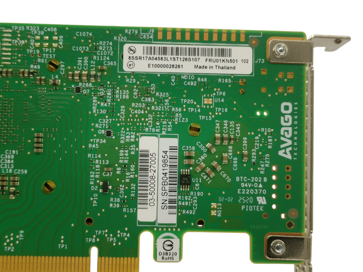 Lenovo ThinkSystem 430-16i 16-Port SAS/SATA 12G 2GB Cache Host Bus Adapter