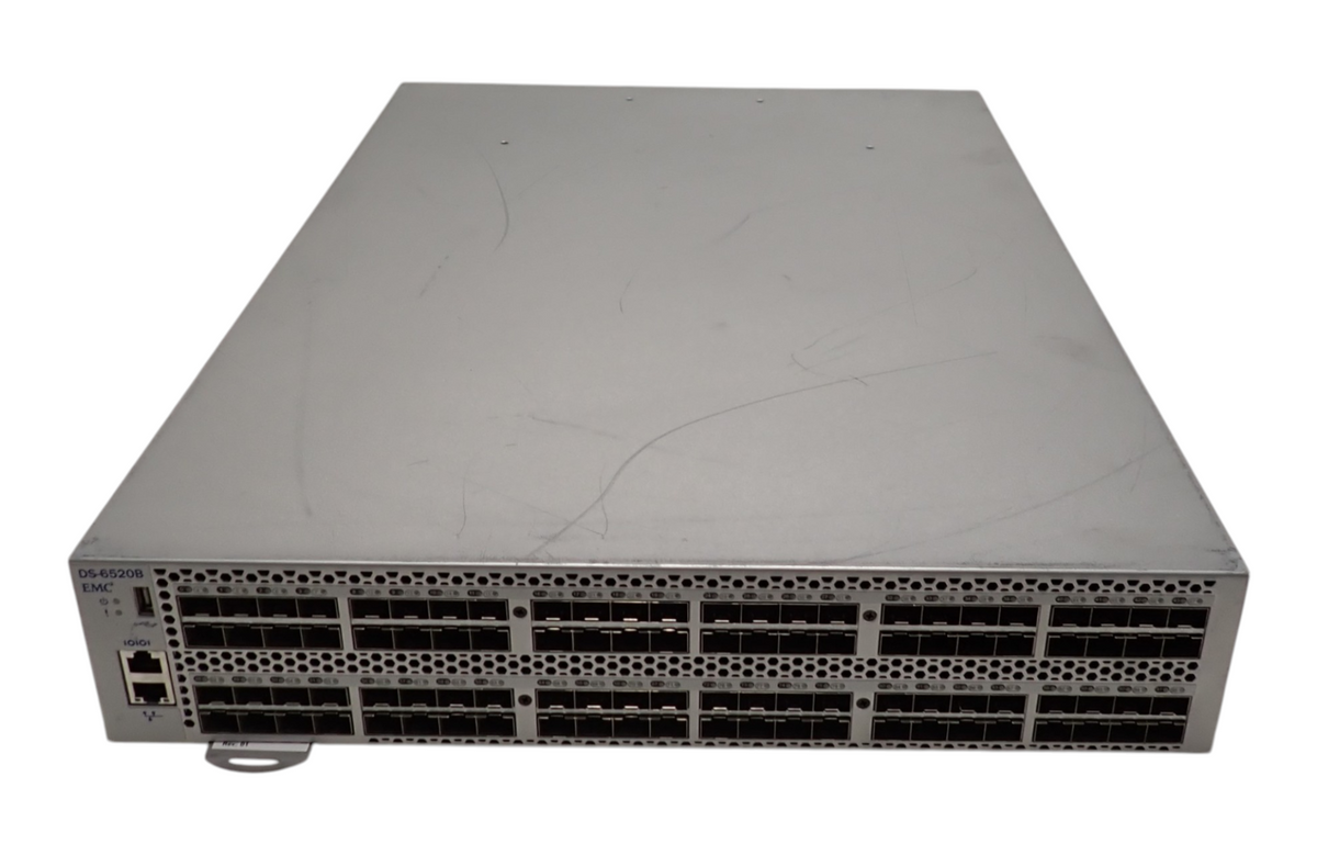Brocade EMC DS-6520B 96x 16Gb FC Port Switch B2F 72x Active Ports W/ Licences