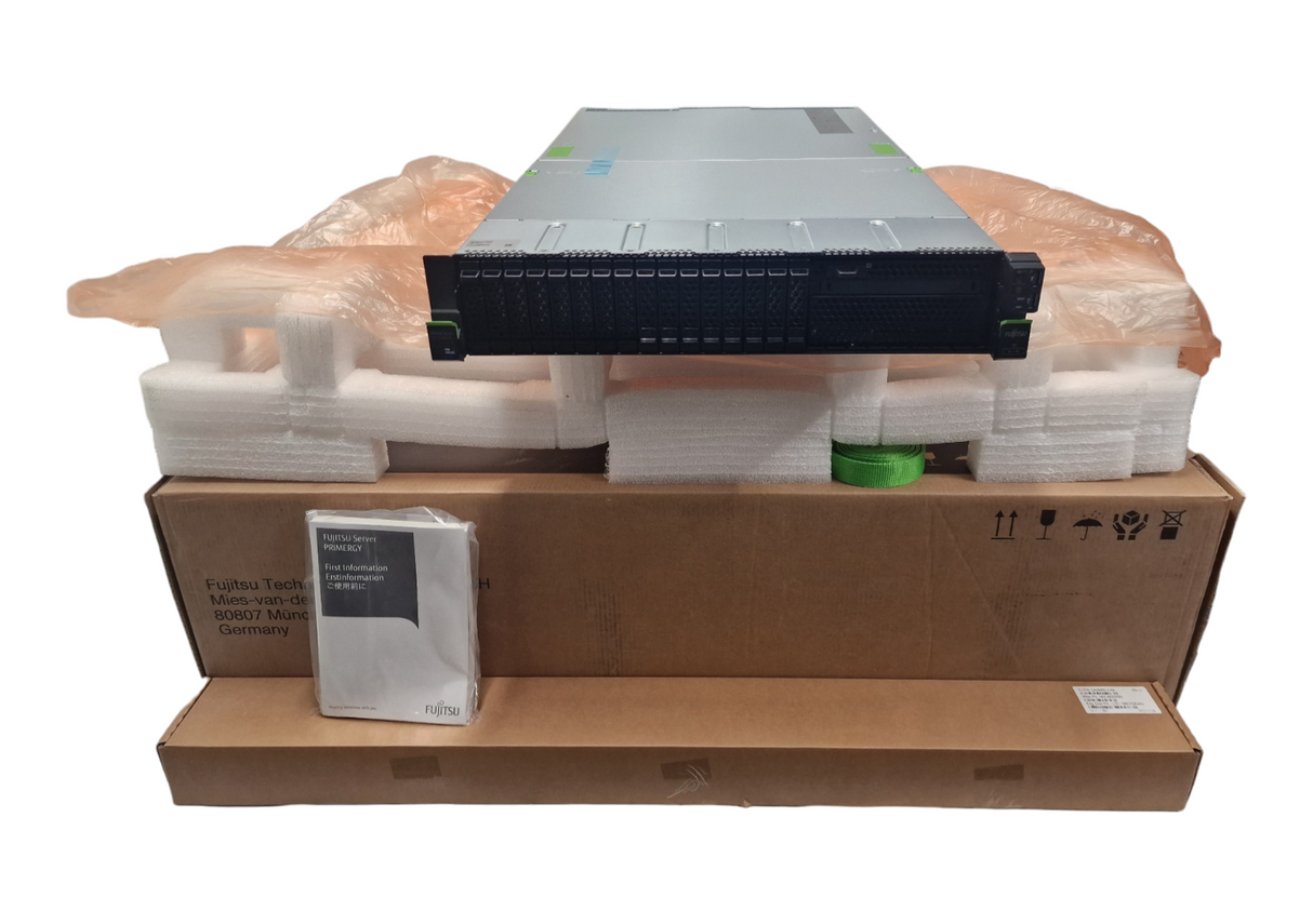 NEW Fujitsu Primergy RX2540 M6 2x Xeon Scalable CPU 32-DIMM 8-Bay CTO 2U Server
