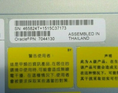 SUN Oracle 7044130 1000W PSU Power Supply Unit Delta AWF-2DC-1000W PSU